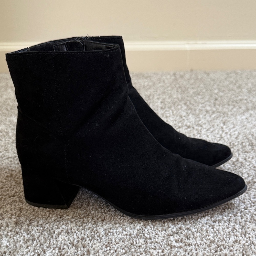 a new day Black Ankle Booties